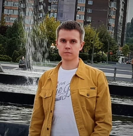 Зображення одного з членів команди, а саме Дмитра