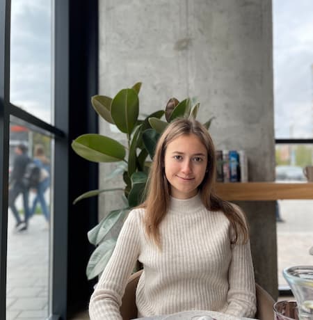 Зображення одного з членів команди, а саме Владислави